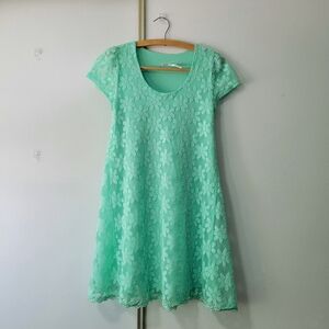 Kimchi Blue urban outfitters sea green floral lace dress
